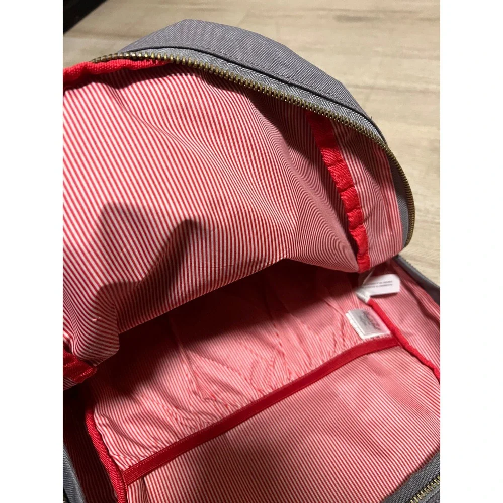 Herschel Supply‎ Co Nova Settlement Backpack Grey Canvas School Travel Bag Mens